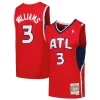 Lou Williams Atlanta Hawks 2001/02 Hardwood Classics Swingman Collectible Jersey Red