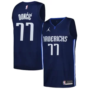 Luka Dončić Dallas Mavericks Jordan Brand Swingman Player Jersey Statement Edition Navy Personalisable