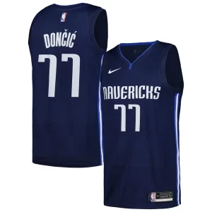 Luka Dončić Dallas Mavericks Nike Swingman Player Jersey City Edition Tendance Navy