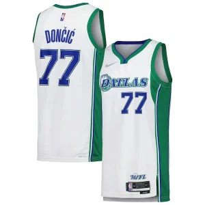 Luka Dončić Dallas Mavericks Sophistiqué Nike Swingman Player Jersey City Edition White