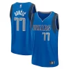 Luka Dončić Tendance Dallas Mavericks Fast Break Replica Player Jersey Icon Edition Blue