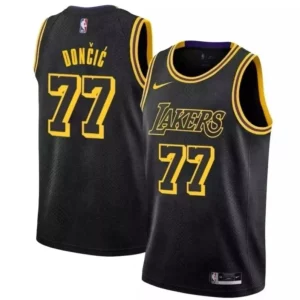 Luka Notable Dončić Los Angeles Lakers Nike Mamba Edition Jersey Black