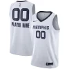 Memphis Grizzlies Nike 2020/21 Swingman Custom Jersey Distingué Association Edition White