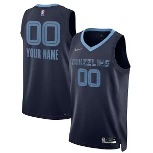 Memphis Grizzlies Nike 2021/22 Diamond Swingman Custom Jersey Icon Edition Bold Navy