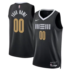 Memphis Grizzlies Nike Unisex 2023/24 Custom Swingman Jersey Black City Edition Élégant