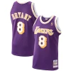 Men's Los Angeles Lakers Kobe Bryant Purple Luxueux 1996/97 Hardwood Classics Authentic Jersey/Gold/Royal