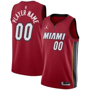 Miami Heat Jordan Brand Swingman Custom Jersey Statement Edition Commémoratif Red