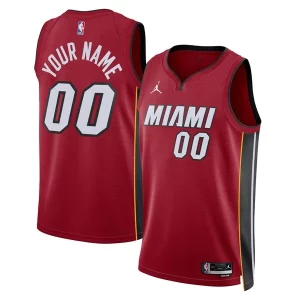 Miami Heat Jordan Brand Unisex 2022/23 Swingman Custom Jersey Charming Statement Edition Red