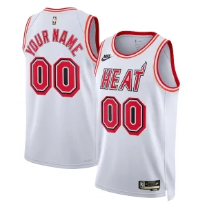 Miami Heat Nike Unisex Commémoratif 2022/23 Custom Swingman Jersey Classic Edition White