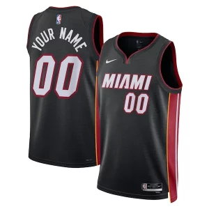 Miami Heat Nike Magnifique Unisex Swingman Custom Jersey Black Icon Edition