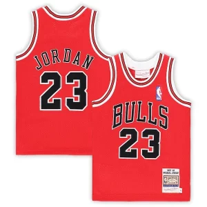 Michael Jordan Chicago Bulls Toddler 1997/98 Hardwood Classics Authentic Jersey Red/Black/White Uniques