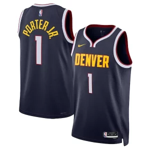 Michael Porter Jr. Denver Nuggets Nike Unisex Swingman Jersey Icon Edition Navy Refiné