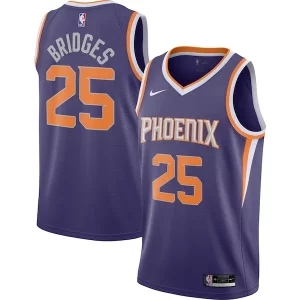 Mikal Bridges Phoenix Suns Nike 2020/21 Swingman Player Jersey Icon Edition Confortable Purple