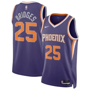 Mikal Bridges Phoenix Suns Nike Unisex Swingman Notable Jersey Icon Edition Purple/White