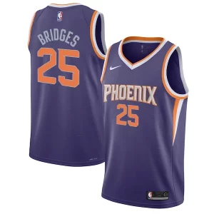 Mikal Bridges Phoenix Suns Nike Youth Swingman Jersey Icon Edition Magnifique Purple/White