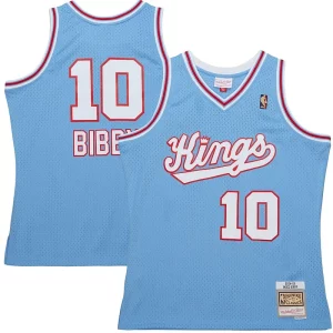 Mike Authentique Bibby Sacramento Kings 2001/02 Hardwood Classics Swingman Jersey Light Blue