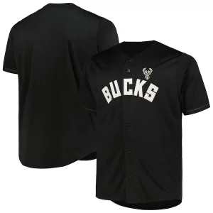 Milwaukee Bucks Profile Big & Tall Bold Pop Jersey Black