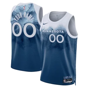 Minnesota Timberwolves Nike Unisex 2023/24 Custom Swingman Jersey Blue City Moderne Edition