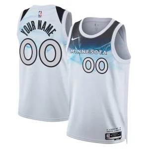 Minnesota Timberwolves Incontournable Nike Unisex 2024/25 Custom Swingman Jersey City Edition White