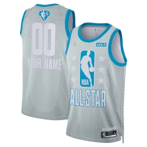 Nike 2022 NBA All Star Admirable Game Swingman Custom Jersey Gray