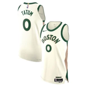 Nike Jayson Tatum Boston Celtics Confortable Authentic Jersey City Edition White