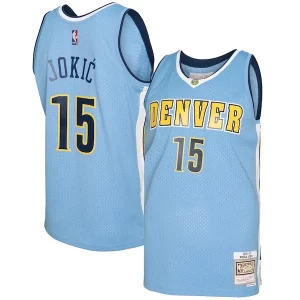 Nikola Jokic Authentique Denver Nuggets 2016/17 Swingman Jersey Light Blue