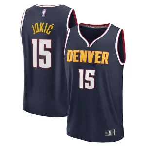 Nikola Moderne Jokic Denver Nuggets Fast Break Replica Player Jersey Icon Edition Navy