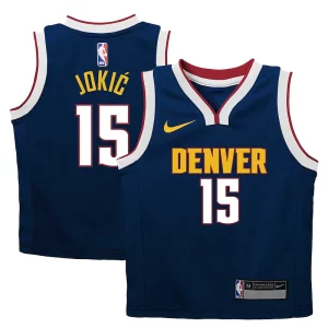 Nikola Jokic Denver Exquisite Nuggets Nike Preschool Dri FIT Swingman Player Jersey Icon Edition Navy