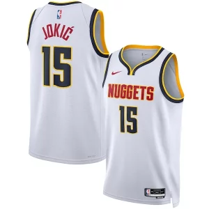 Nikola Jokic Denver Nuggets Premium Nike Unisex Swingman Jersey Association Edition White/Navy