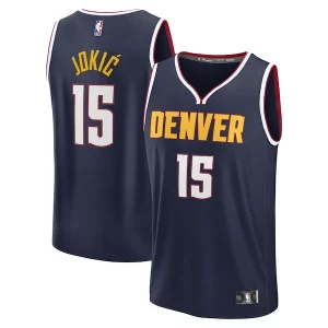 Nikola Jokic Denver Nuggets Youth Fast Captivant Break Replica Player Jersey Icon Edition Navy