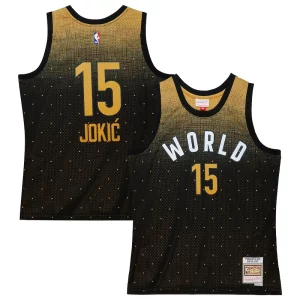 Nikola Jokic Team World Élégant 2016 Hardwood Classics Rising Stars Swingman Jersey Black