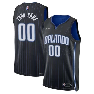 Orlando Magic Nike 2021/22 Diamond Swingman Custom Jersey Icon Edition Dashing Black