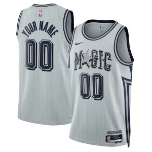 Orlando Magic Nike Unisex 2024/25 Custom Swingman Jersey City Edition Silver Gracieux