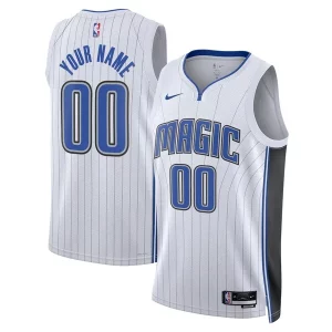 Orlando Magic Nike Éclatant Unisex Swingman Custom Jersey White Association Edition