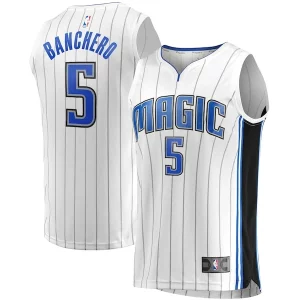 Paolo Tendance Banchero Orlando Magic Fast Break Association Jersey White