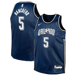 Paolo Banchero Orlando Magic Nike Youth Swingman Uniques Replica Jersey City Edition Navy