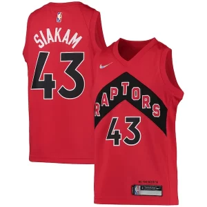 Pascal Siakam Toronto Raptors Nike Bold Youth 2021/22 Diamond Swingman Jersey Icon Edition Red