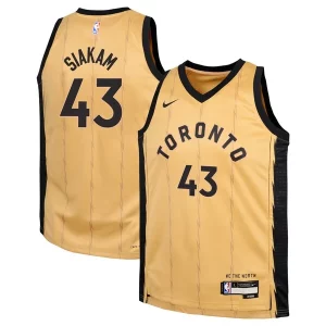 Pascal Siakam Toronto Raptors Nike Youth Swingman Replica Jersey City Splendide Edition Gold