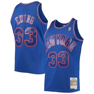 Patrick Ewing New York Knicks 1996/97 Hardwood Classics Swingman Jersey Distingué Blue