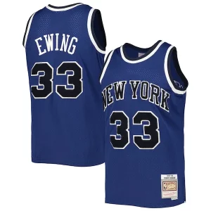Patrick Ewing New York Knicks 1997/98 Hardwood Classics Prime Off Court Swingman Jersey Blue