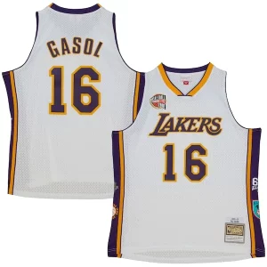 Pau Gasol Los Angeles Lakers Unisex Captivant Hall of Fame Class of 2023 Throwback Swingman Jersey White