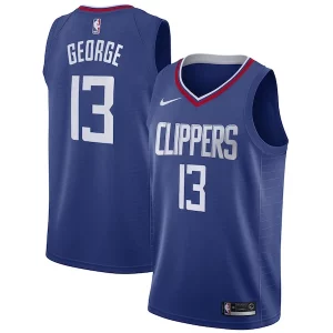 Paul George LA Clippers Nike 2019/20 Swingman Jersey Blue Icon Incontournable Edition