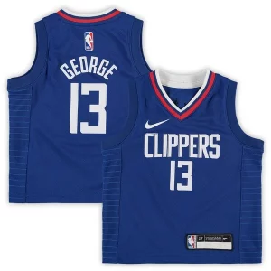 Paul George LA Clippers Nike Toddler 2020/21 Replica Jersey Icon Exquisite Edition Royal