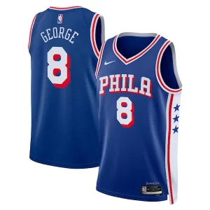 Paul George Philadelphia 76ers Nike Unisex 2024 Offseason Addition Élégant Nike Swingman Jersey Royal