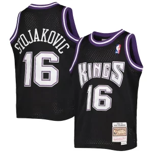 Peja Stojakovic Sacramento Kings Youth 2001/02 Hardwood Superbe Classics Swingman Jersey Black