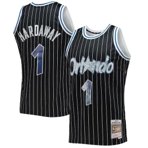 Penny Hardaway Orlando Magic 1996/97 Hardwood Classics NBA 75th Anniversary Diamond Admirable Swingman Jersey Black