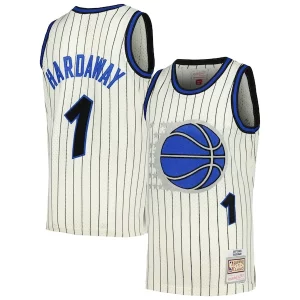 Penny Hardaway Orlando Incontournable Magic Chainstitch Swingman Jersey Cream