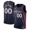 Philadelphia 76ers Superbe Nike Unisex 2023/24 Custom Swingman Jersey Navy City Edition
