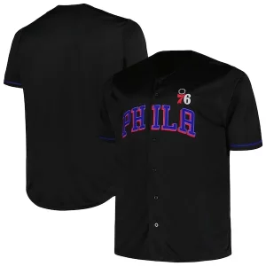 Philadelphia 76ers Profile Big & Tall Pop Jersey Charming Black