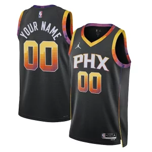Phoenix Suns Jordan Brand Unisex 2022/23 Swingman Custom Jersey Statement Personalisable Edition Black